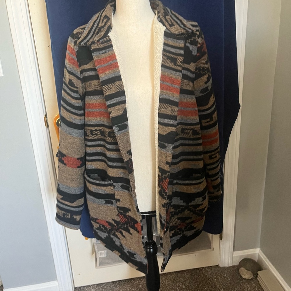 Weatherproof Women's Patterned Coat- Black, Gray, Red.  Super warm and comfy!